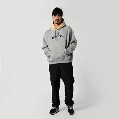 Mystic Eclipsis Oversized Fit Sweat Light Grey Melee