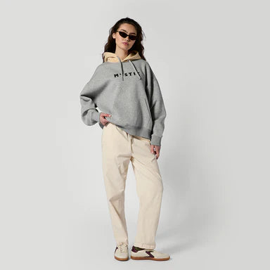 Mystic Eclipsis Oversized Fit Sweat Light Grey Melee