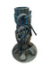 Prolimit windsurf mast foot SDM deck plate, black with blue-accented rope, watersports accessory