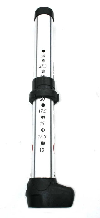 Radz mast extension windsurfing SDM 30cm with adjustment holes and black base
