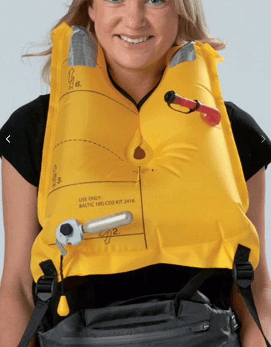 Red Paddle Board Airbelt Personal Flotation Device (PFD) Grey - Boardworx
