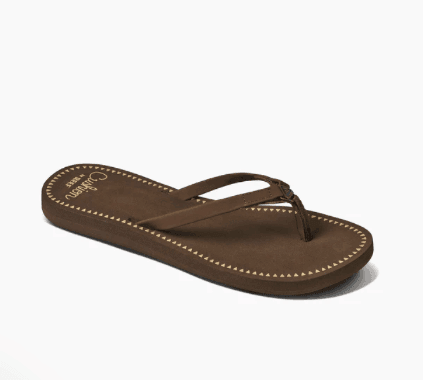 Reef Cushion Devynn Ladies Flip Flops Coffee - Boardworx