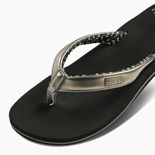 Reef Cushion Sands Ladies Flip Flops Gunmetal - Boardworx