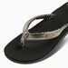 Reef Cushion Sands Ladies Flip Flops Gunmetal - Boardworx