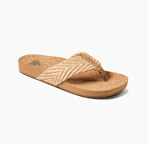 Reef Cushion Strand Ladies Flip Flops Vintage Coral - Boardworx