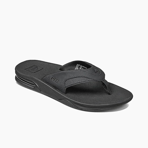 Reef Fanning All Black Mens Flip Flop - Boardworx