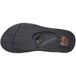 Reef Fanning Flip Flops Black/Brown - Boardworx