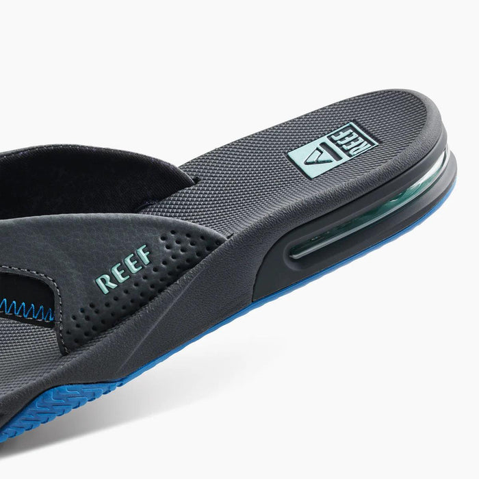 Reef Fanning Gun metal Ocean Mens Flip Flop - Boardworx