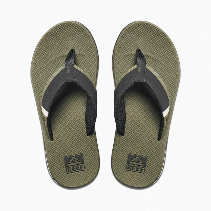 Reef Fanning Low Olive Mens Flip Flops - Boardworx