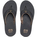 Reef Fanning Mens Flip Flops Black/Brown - Boardworx