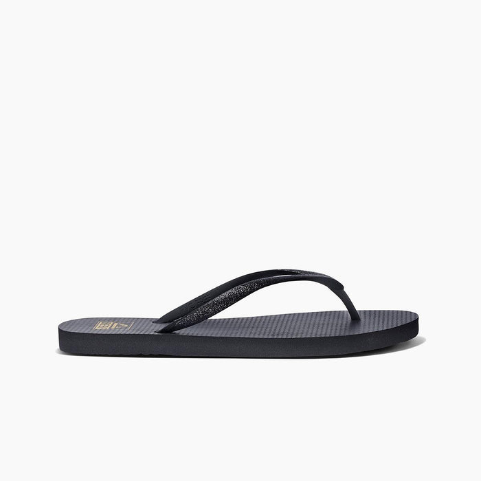 Reef Flip Flops Seaside Black Glitter - Boardworx