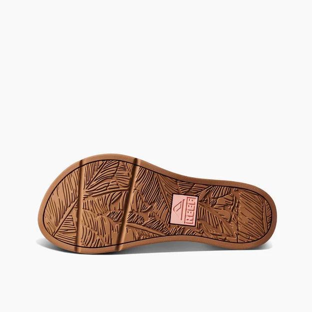 Reef Santa Ana Ladies Flip Flops Peach Parfait - Boardworx