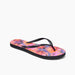 Reef Seaside Prints Hibiscus Coral Womens Flip Flops - Boardworx