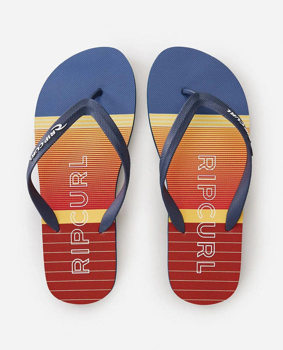 Rip Curl Breakers Bloom Mens Flip Flops Terracotta - Boardworx