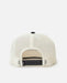 Rip Curl mesh trucker cap in gold with adjustable snapback closure, rear view
