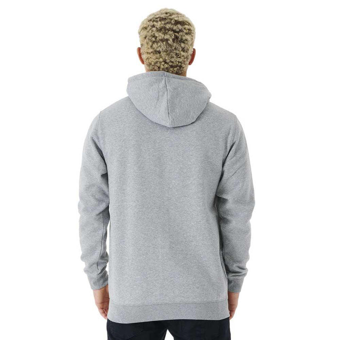 Rip Curl Corp Icon Zip Hoody Grey Marle - Boardworx