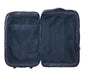 Rip Curl F-Light Global 100L travel bag open, showing black mesh compartments