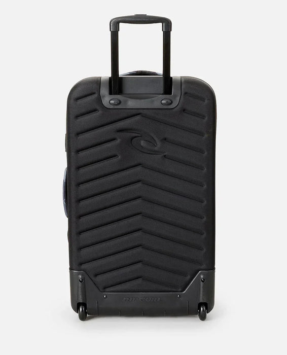 Rip Curl F-Light Global 100L camo travel bag with hard shell and wheels