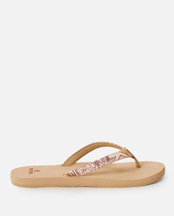 Rip Curl Freedom Bloom Flip Flops Bright Peach - Boardworx