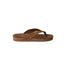 Rip Curl Freedom Leather Bloom Open Toe Sandals Flip flops Tan