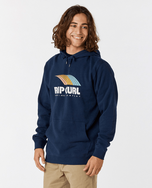 Rip Curl Hey Mama Print Mens Hoody Dark Navy - Boardworx