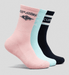 Rip Curl Icons Of Surf 3 Pack Ladies Socks - Boardworx