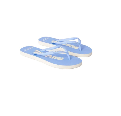 Rip Curl Icons Of Surf Bloom Open Toe Flip Flops Mid Blue