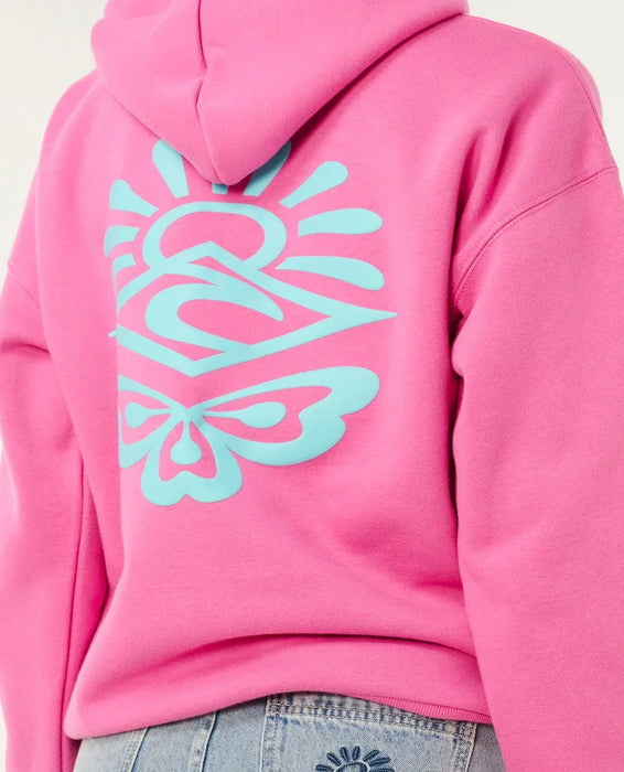 Rip Curl Icons Of Surf Heritage Hood Super Pink