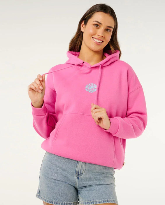 Rip Curl Icons Of Surf Heritage Hood Super Pink