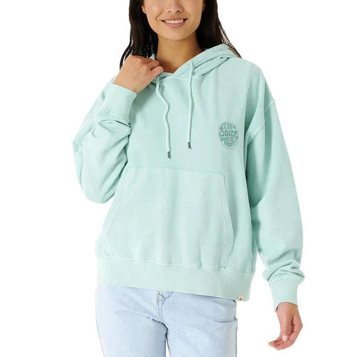 Rip Curl Icons Of Surf Hood Wettie Ladies Hoody Light Aqua - Boardworx