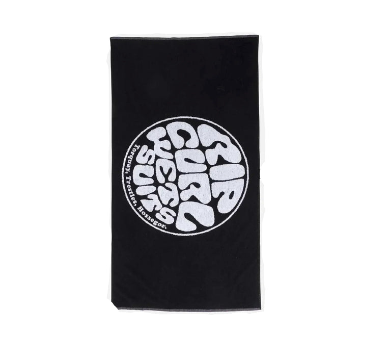 rip curl black beach towel 