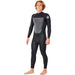 Rip Curl Mens Omega 3/2mm Back Zip Wetsuit Black - Boardworx