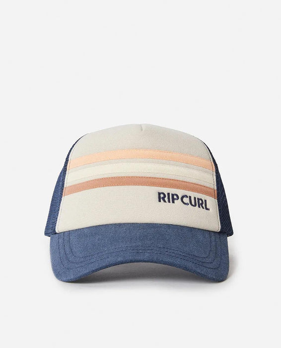 Rip Curl Mixed Revival Trucker Cap Navy Tan - Boardworx