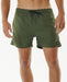 Rip Curl Offset 15" Volley Short Dark Olive - Boardworx