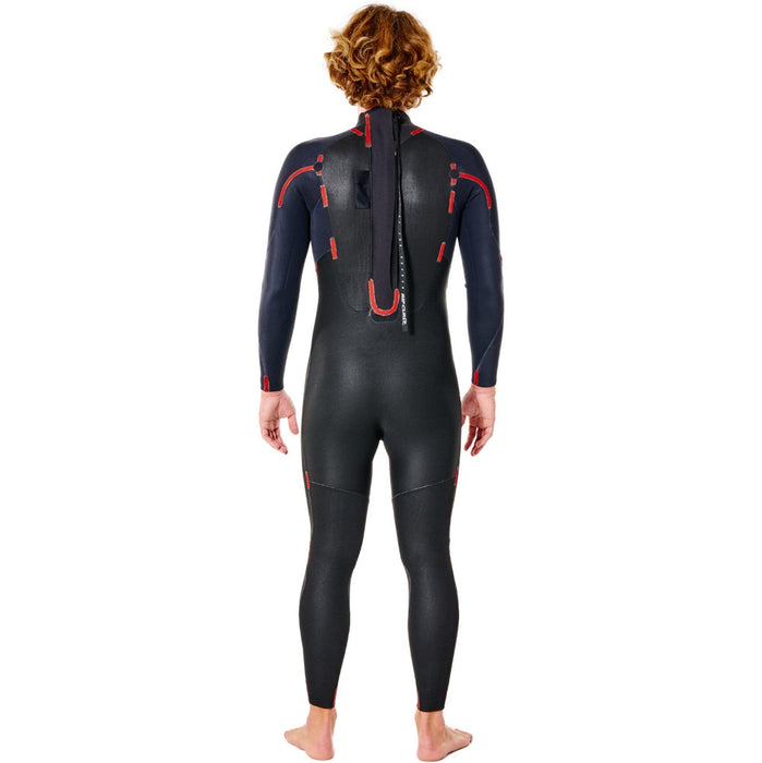 Rip Curl Omega 3/2mm Back Zip Mens Wetsuit Black - Boardworx