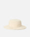Natural colour wide brim sun hat for watersports, surf style, with UPF protection