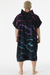 Rip Curl Print Hooded Changing Robe Poncho Towel Black Blue - Boardworx