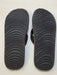 Rip Curl Ripper open toe flip flops with textured black soles, blue and grey design