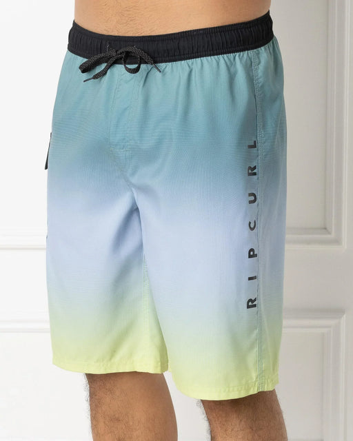 Rip Curl easy fit boardshorts in blue lagoon gradient with black waistband