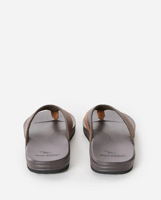 Rip Curl Soft Top Mens Flip Flops Brown Tan - Boardworx