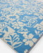 Rip Curl blue and white surf towel with floral pattern, cotton beach accessory