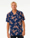 Rip Curl Surf Revival Floral Short Sleeve Shirt Washed Navy - Boardworx