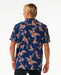 Rip Curl Surf Revival Floral Short Sleeve Shirt Washed Navy - Boardworx