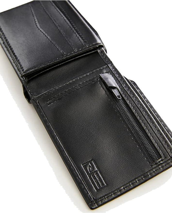 Rip Curl Surf Revival RFID All Day Mens Wallet Black Leather - Boardworx