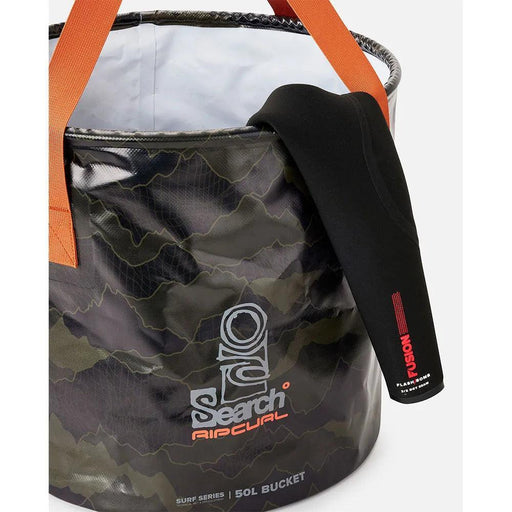 Rip Curl Surf Series 50L Wetsuit Bucket Bag Black Olive - Boardworx