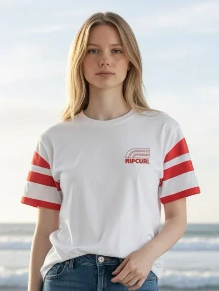 Rip Curl Surf Side Heritage Tee Bone