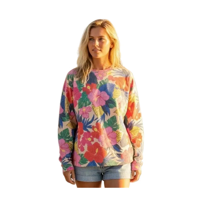 Rip Curl Surf Side Relaxed Crew Multicolour