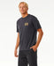 Rip Curl Traditions Short Sleeve Tee Washed Black - Boardworx