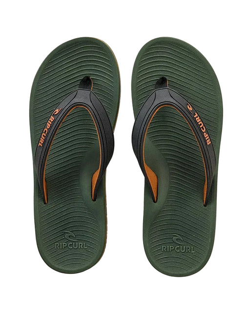 rip curl mens flip flops olive green 
