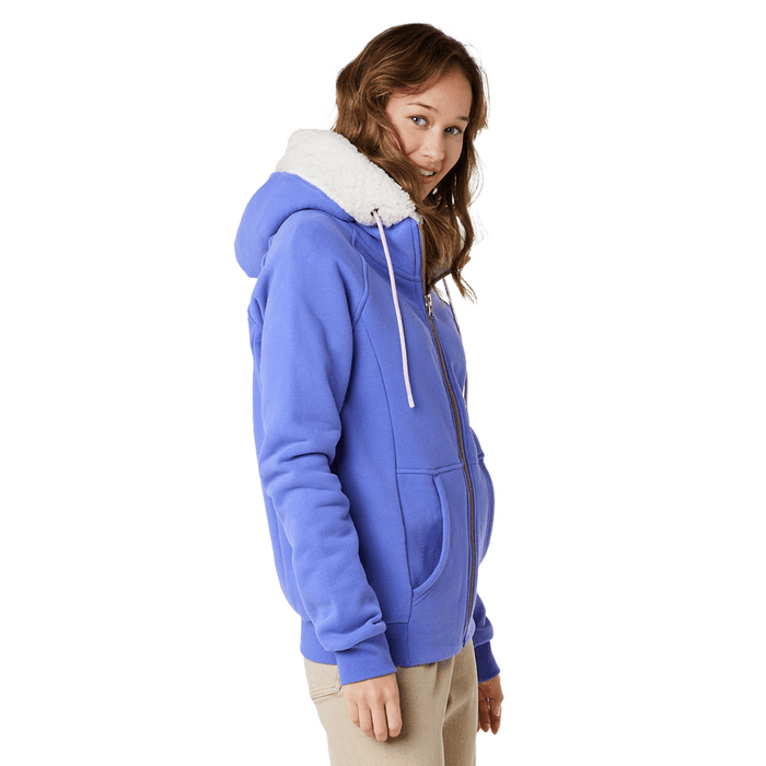 Rip Curl Velouchi Sherpa Fleece Hoody Purple - Boardworx